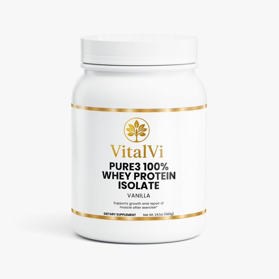 Pure3 100% Whey Protein Isolate (Vanilla)